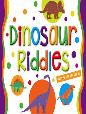 cover image of Dinosaur Riddles
